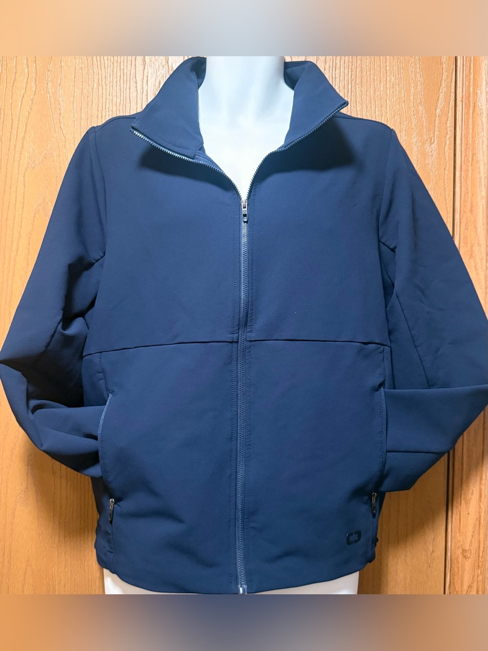 Women’s OGIO brand Navy Full-Zip soft shell Windbreaker Jacket XL